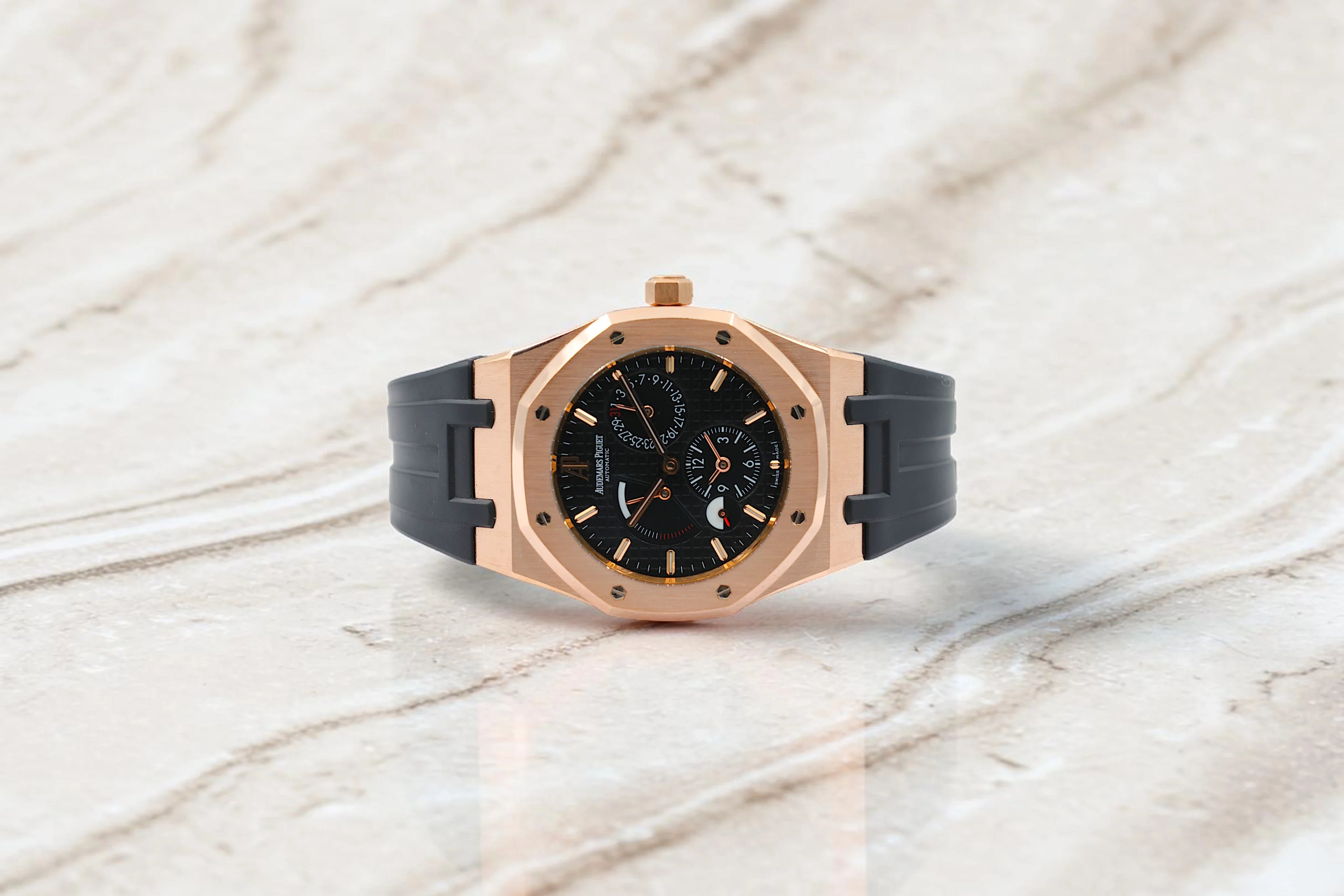 Audemars Piguet - Royal Oak Dual Time - Black Dial - 26120OR