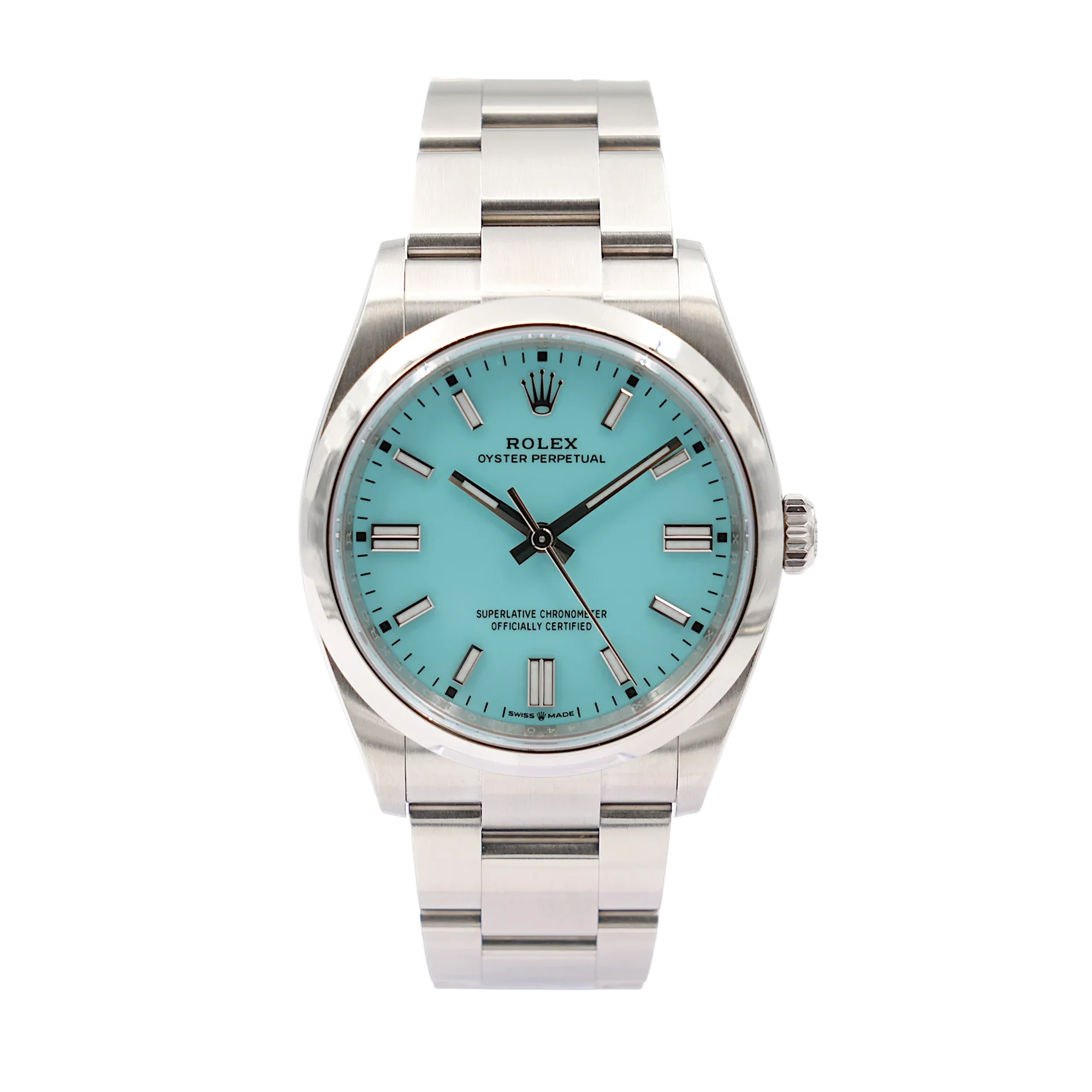 Rolex - Oyster Perpetual - "Tiffany" Turquoise Dial - 126000 - 2025