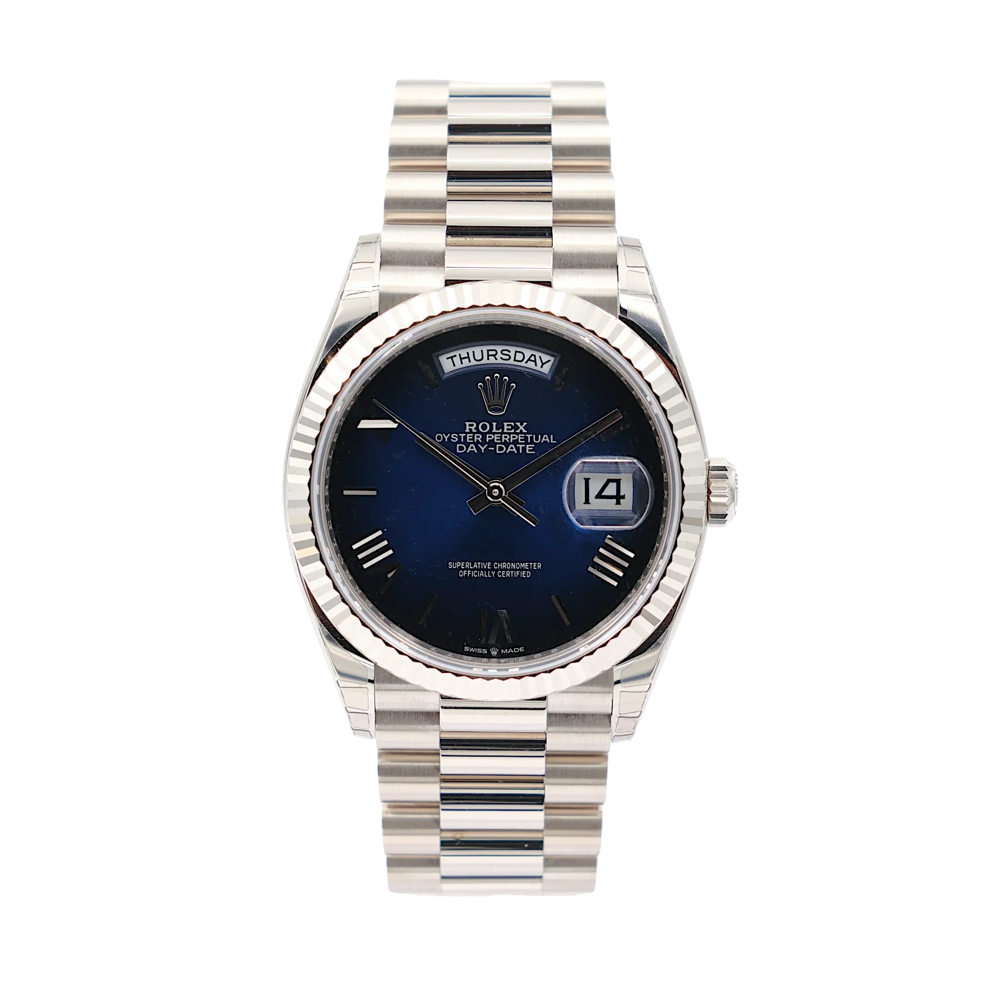 Rolex - Day-Date - Blue Ombré Dial - 128239 - 2025