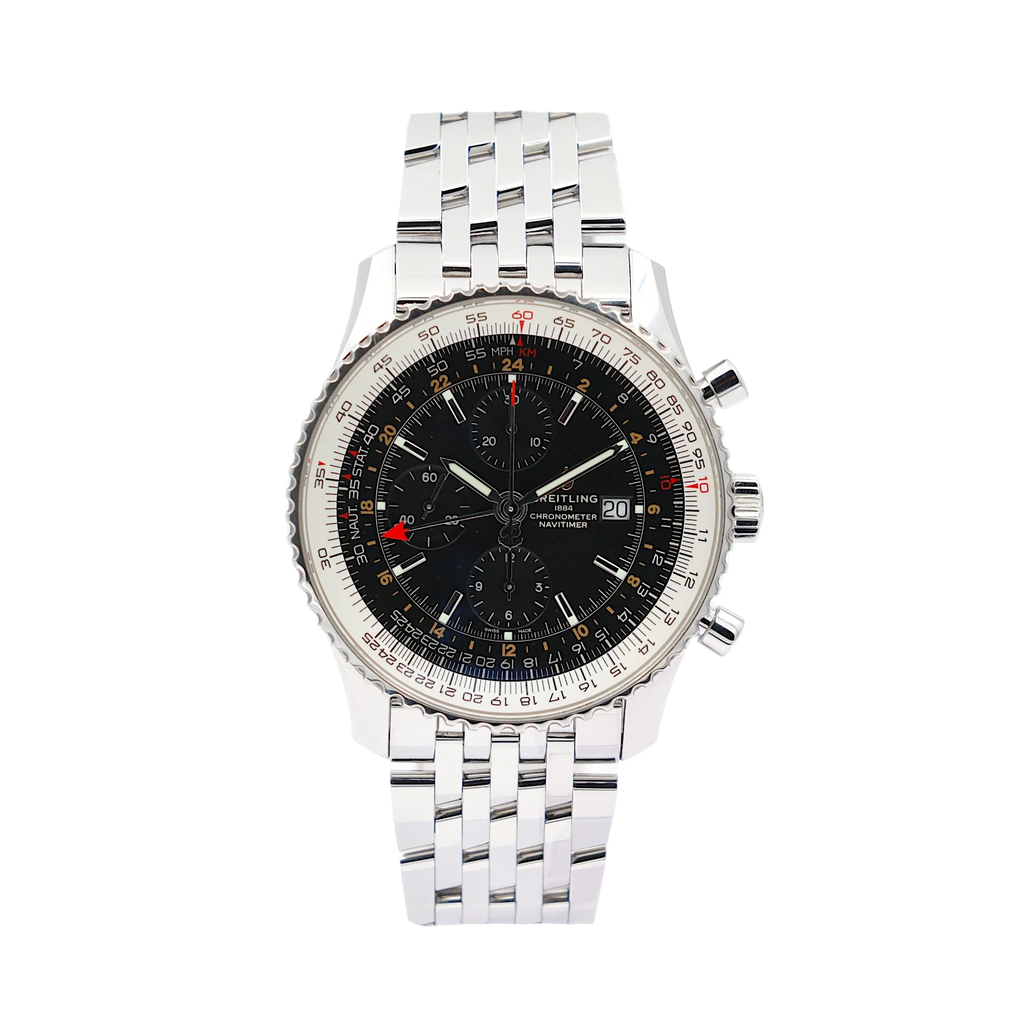 Breitling - Navitimer Chronograph GMT 46 - Black Dial - A24322121B2A1 - 2024