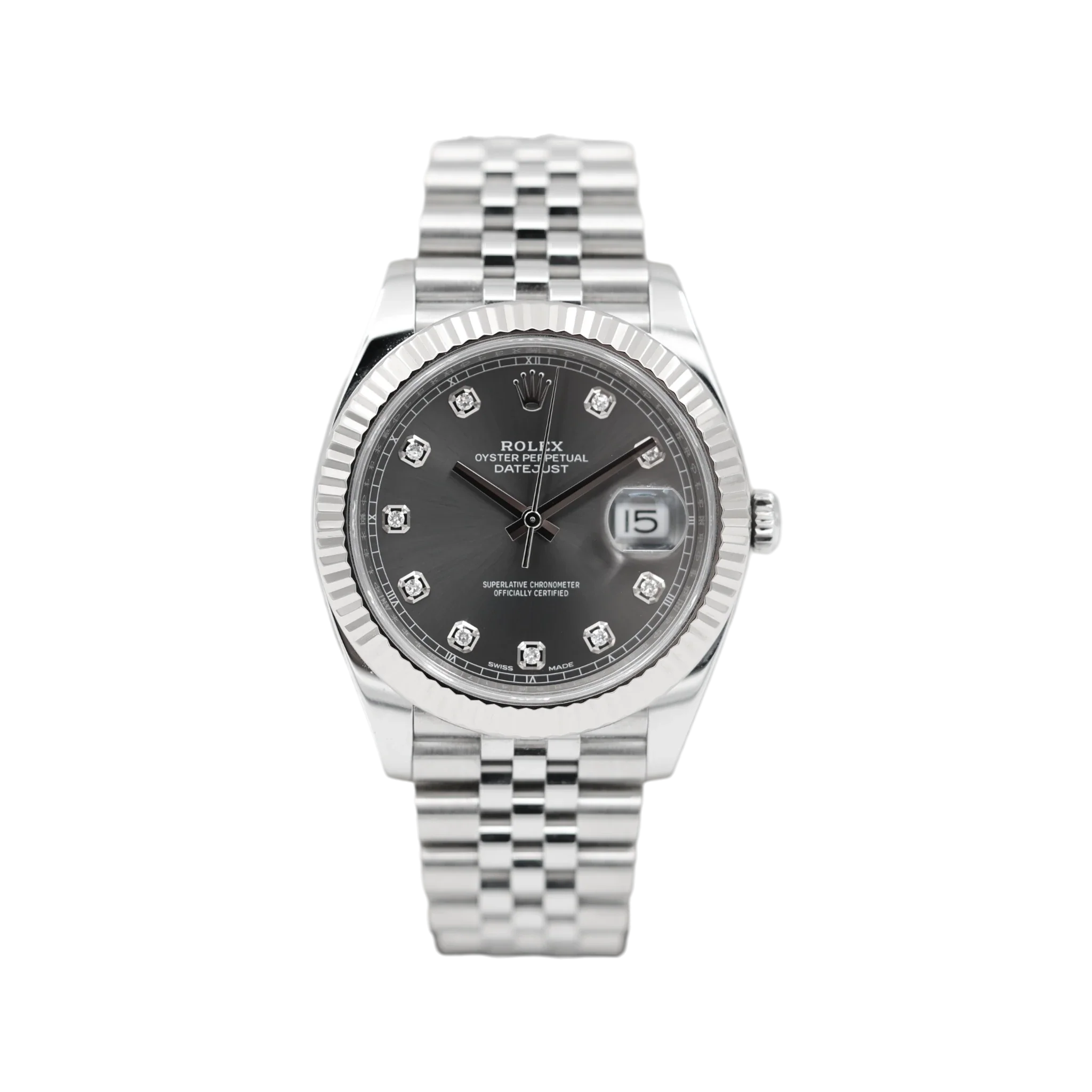 Rolex - Datejust - Rhodium Diamond Dial - 126334 - 2018