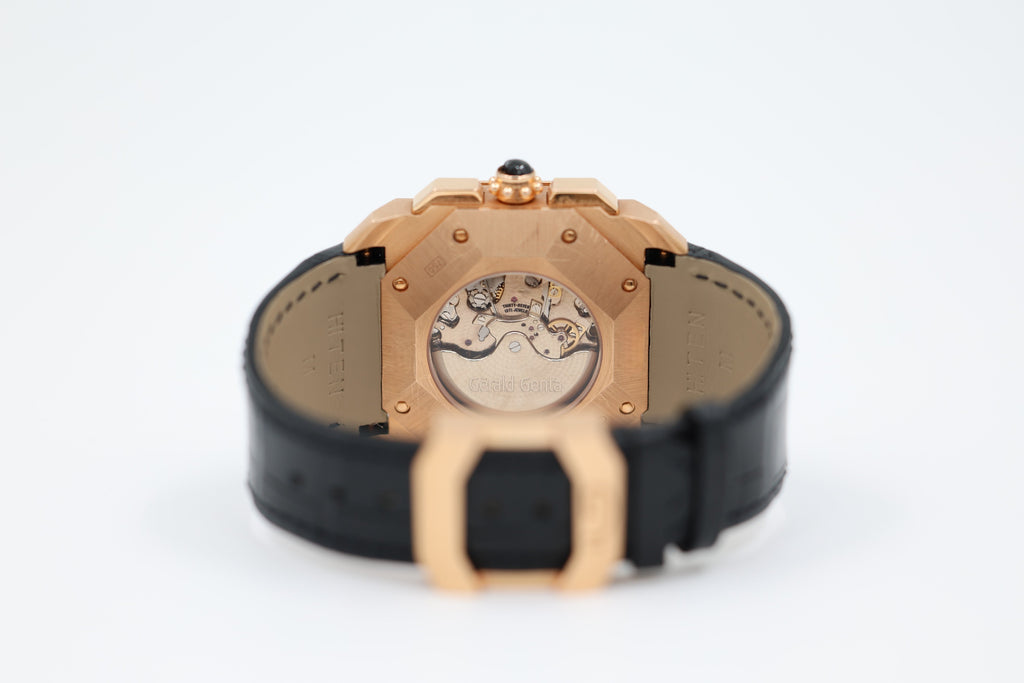 Gerald Genta - Octo Chrono Quattro Retro - Black & White Dial - OQC.Z.50