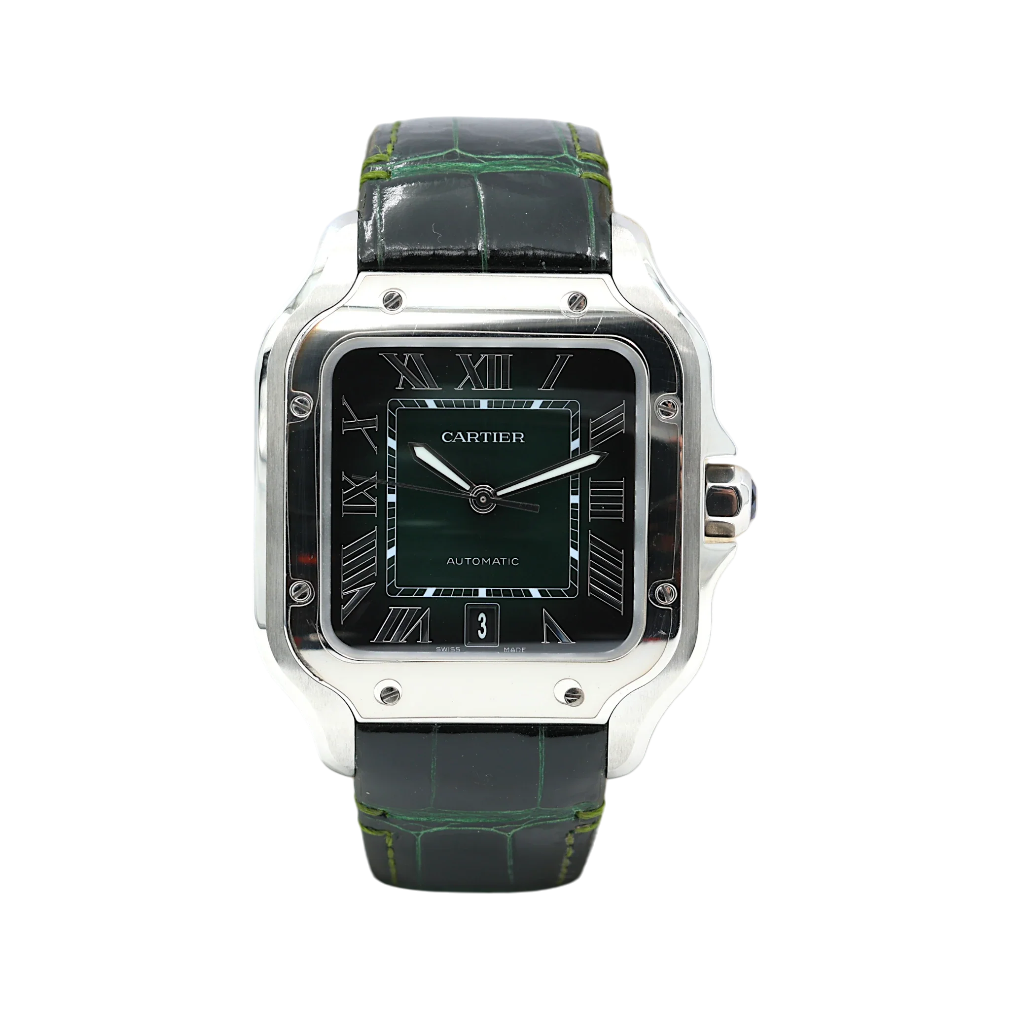 Cartier - Santos - Green Dial - WSSA0062 - 2025