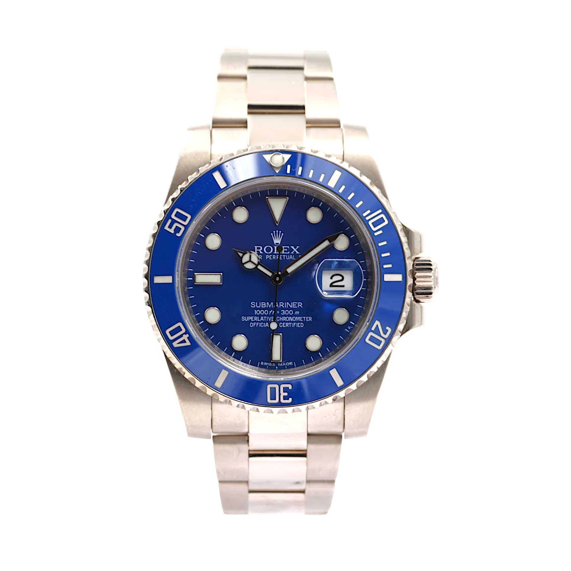 Rolex - Submariner Date - "Smurf" - 116619LB - 2014