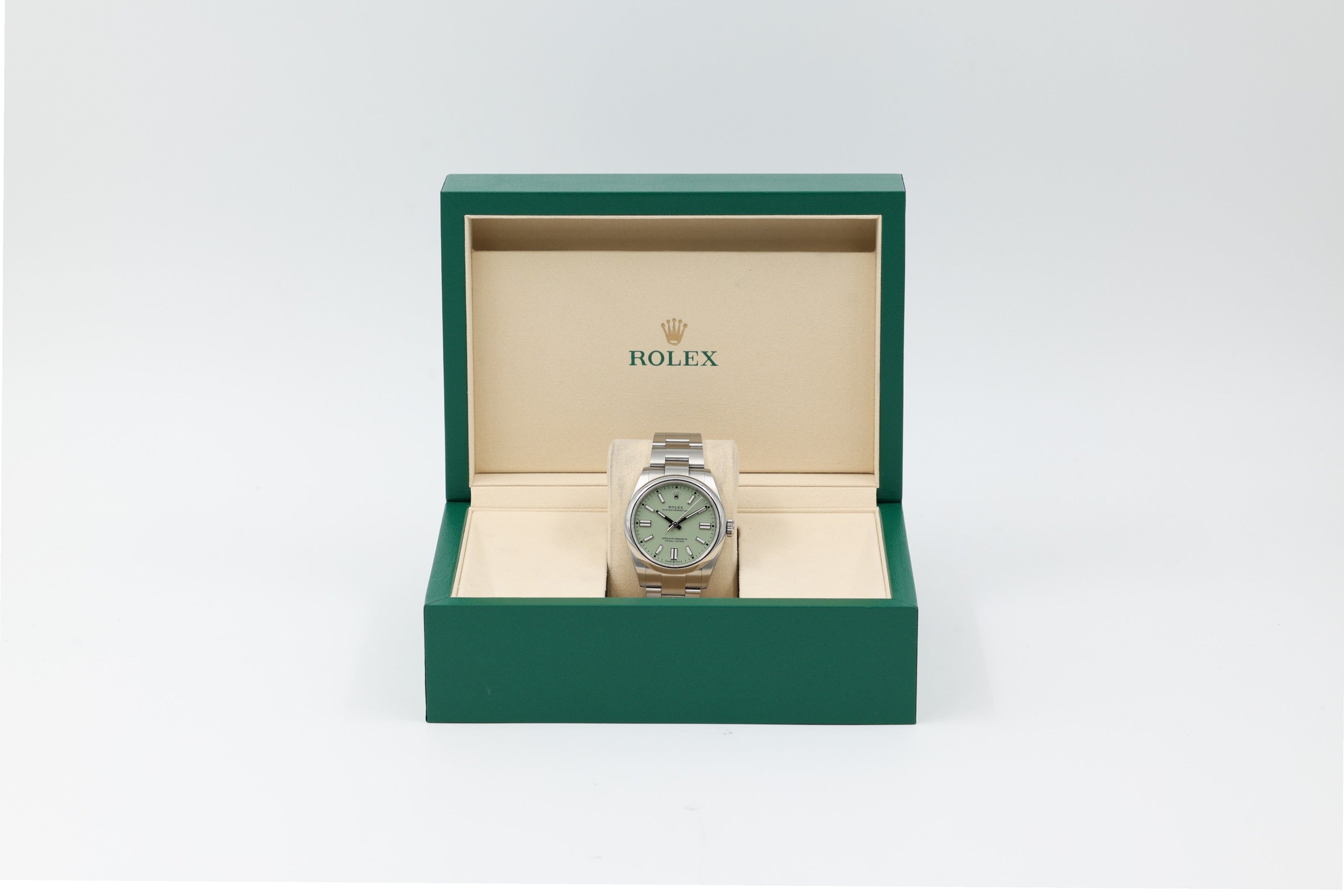 Rolex - Oyster Perpetual - Pistachio Dial - 134300 - 2025