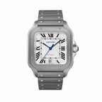 Santos De Cartier Large Model | 39mm, Titanium, White Dial