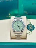 Rolex Oyster Perpetual 41 Pistachio Green Dial Oyster Bracelet - 134300 - 2025