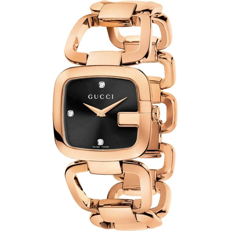 Gucci Ladies G-Gucci Rose Gold Watch