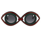 Yaz Bukey Ladies Sunglasses Eye Spy Green and Grey
