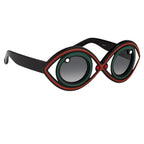 Yaz Bukey Ladies Sunglasses Eye Spy Green and Grey