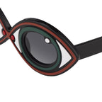 Yaz Bukey Ladies Sunglasses Eye Spy Green and Grey
