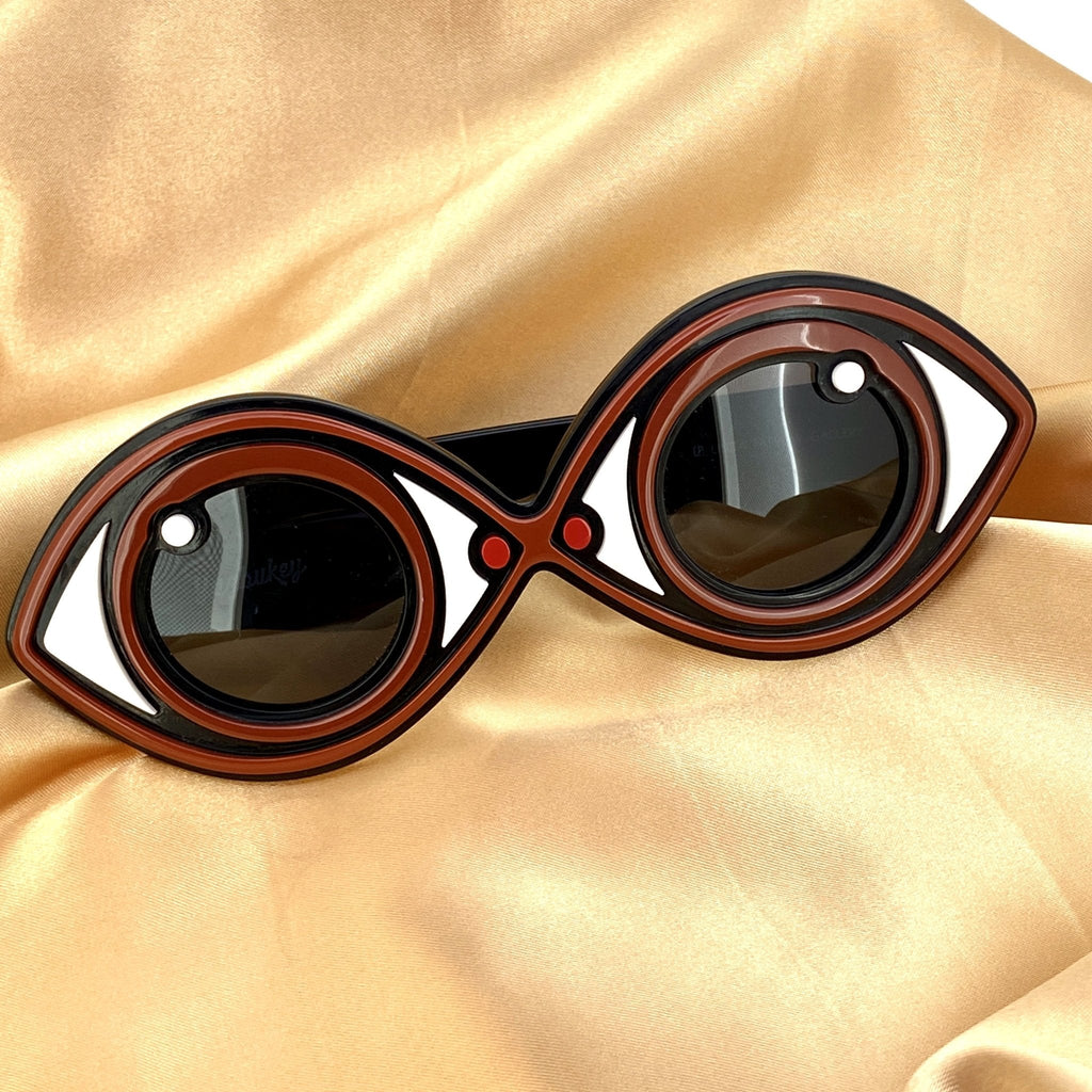 Yaz Bukey Ladies Sunglasses Eye Spy Brown and Grey