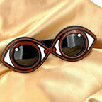 Yaz Bukey Ladies Sunglasses Eye Spy Brown and Grey