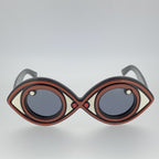 Yaz Bukey Ladies Sunglasses Eye Spy Brown and Grey