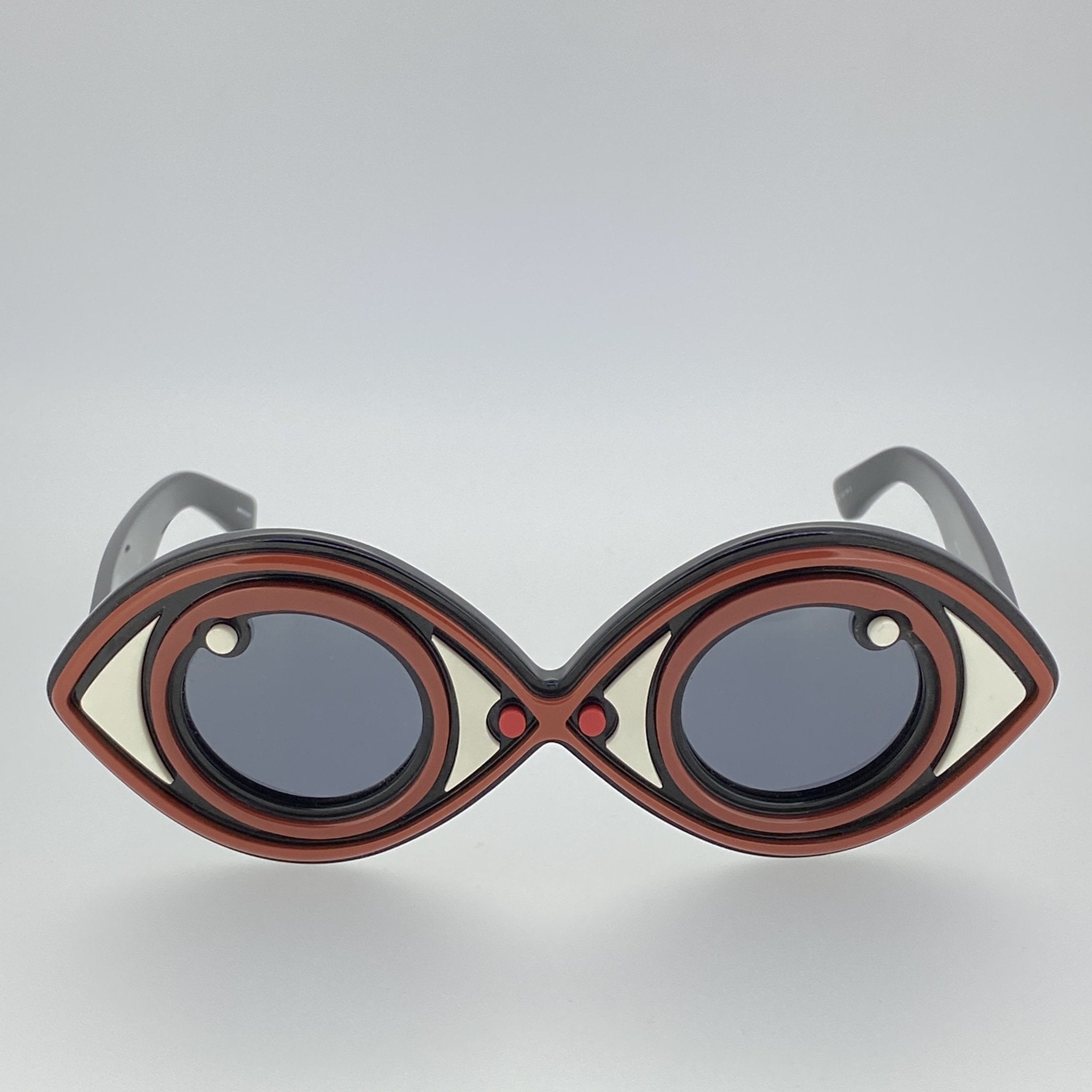 Yaz Bukey Ladies Sunglasses Eye Spy Brown and Grey