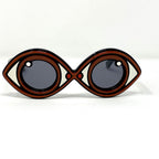 Yaz Bukey Ladies Sunglasses Eye Spy Brown and Grey