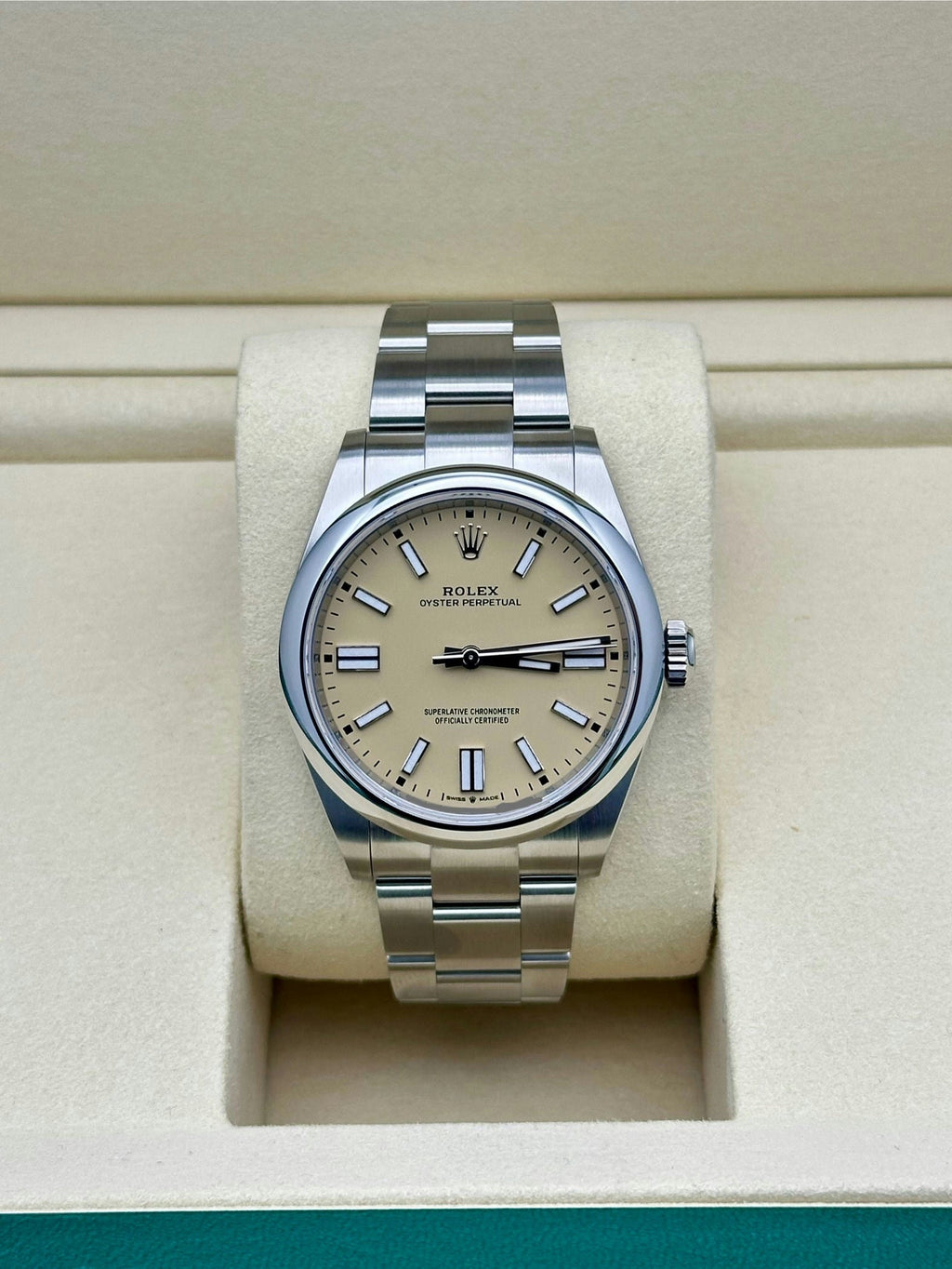 Rolex Oyster Perpetual 41 Beige Dial Oyster Bracelet - 134300 - 2025