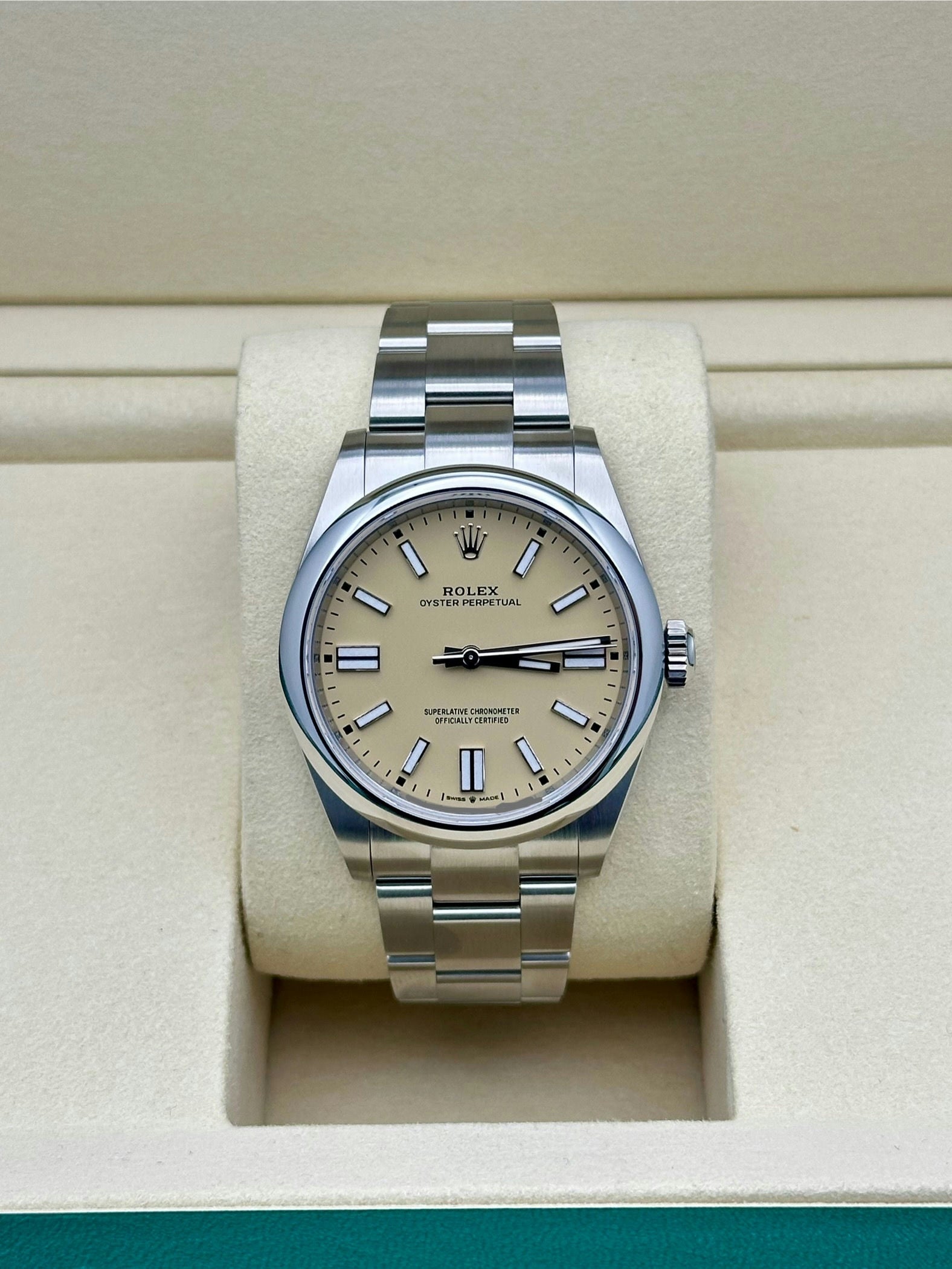 Rolex Oyster Perpetual 41 Beige Dial Oyster Bracelet - 134300 - 2025