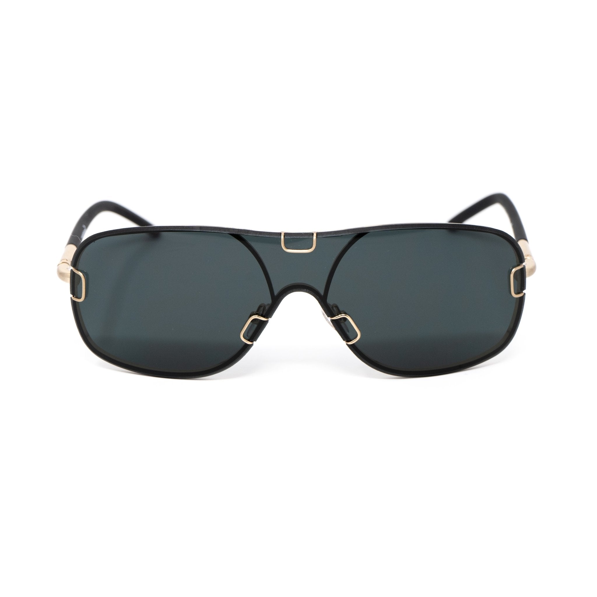 Yohji Yamamoto Sunglasses  Gold and Grey