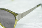 Yohji Yamamoto Sunglasses Rectangular Green and Grey