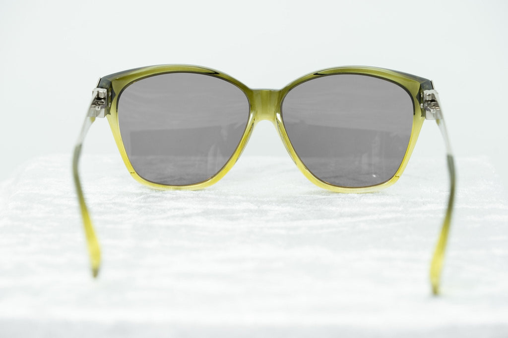 Yohji Yamamoto Sunglasses Rectangular Green and Grey