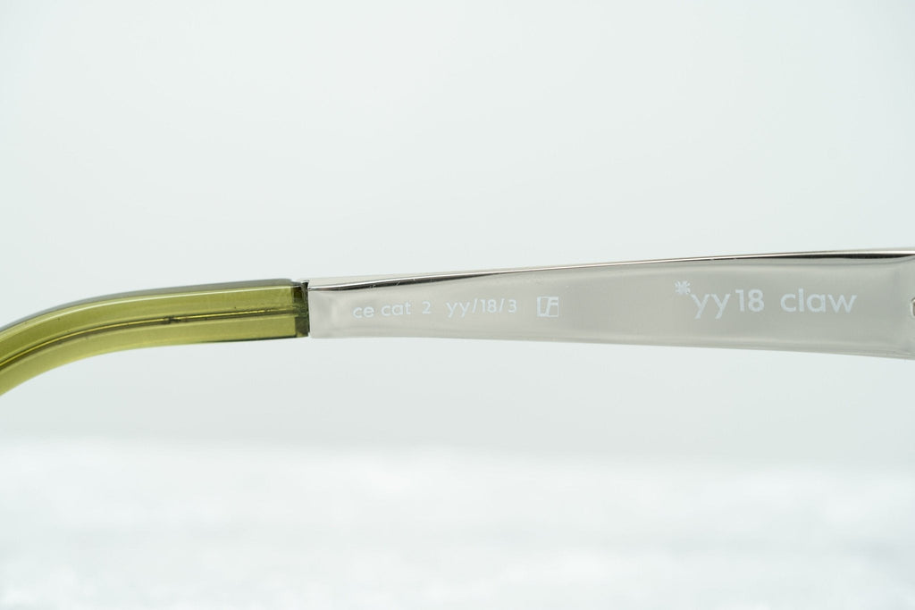 Yohji Yamamoto Sunglasses Rectangular Green and Grey