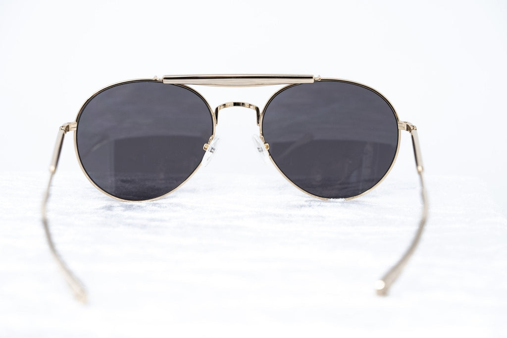 Yohji Yamamoto Sunglasses Round Gold and Grey