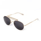 Yohji Yamamoto Sunglasses Round Gold and Grey