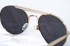 Yohji Yamamoto Sunglasses Round Gold and Grey