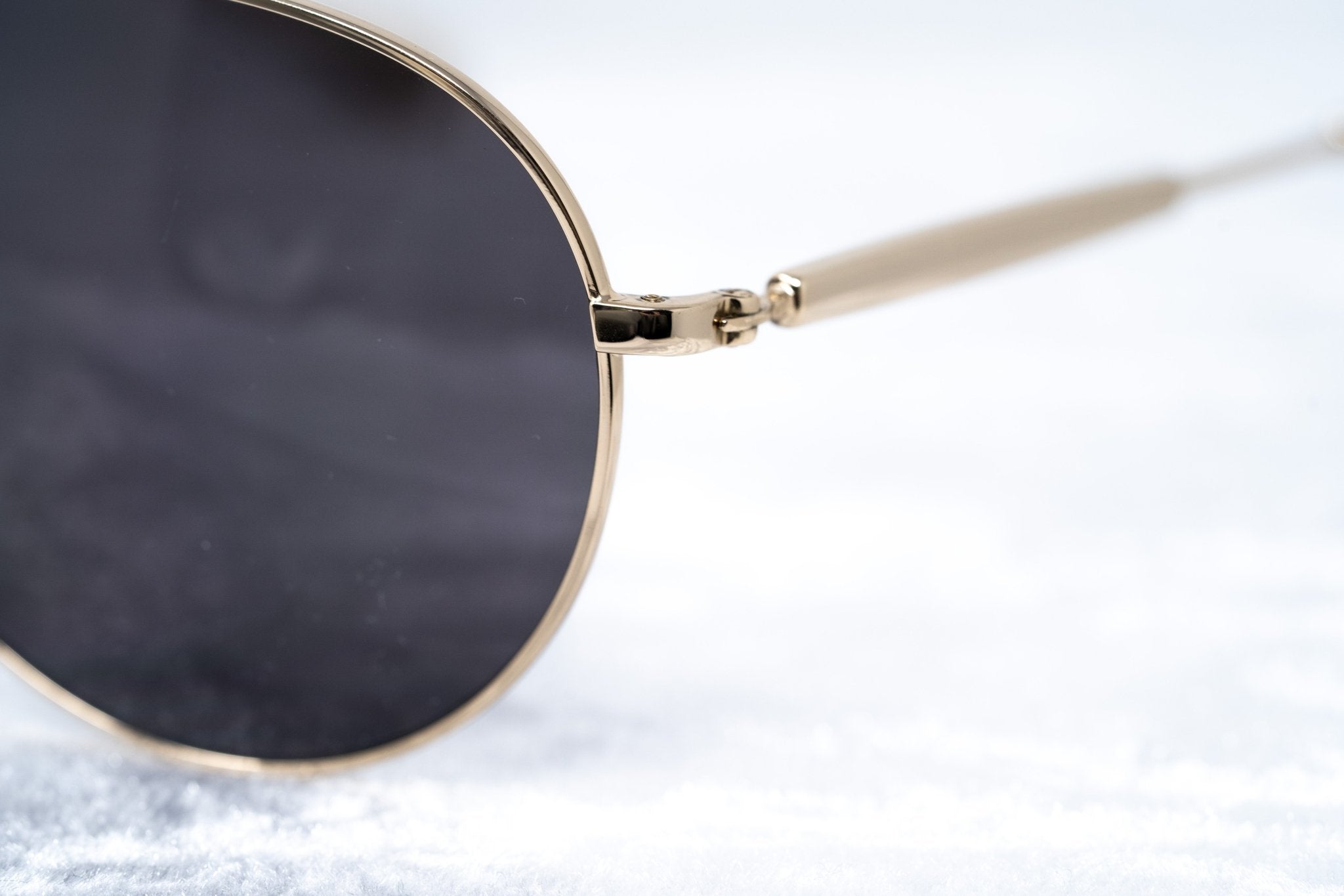 Yohji Yamamoto Sunglasses Round Gold and Grey