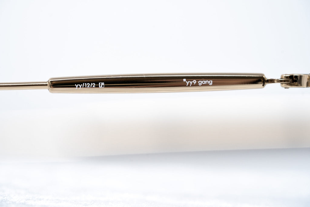 Yohji Yamamoto Sunglasses Round Gold and Grey