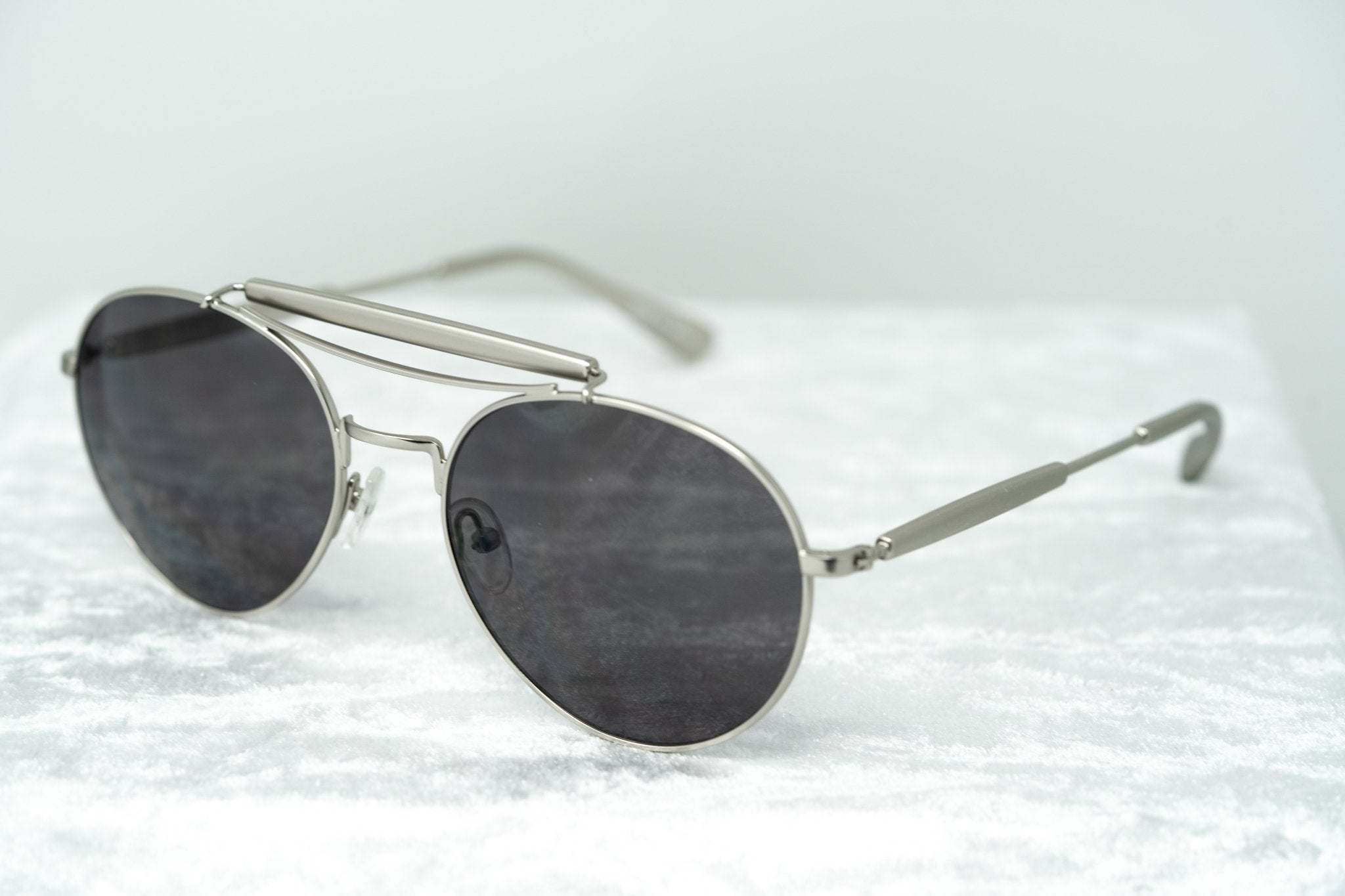 Yohji Yamamoto Sunglasses Round Silver and Grey