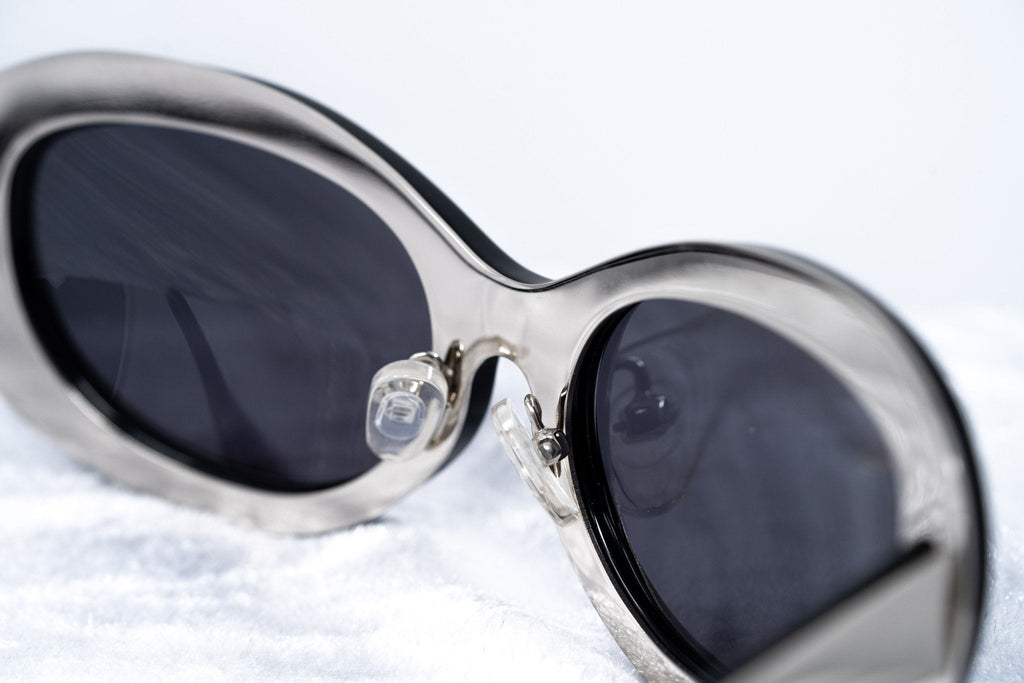 Yohji Yamamoto Ladies Sunglasses Cat Eye Black and Grey