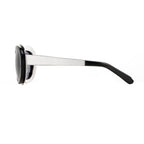 Yohji Yamamoto Ladies Sunglasses Cat Eye Black and Grey