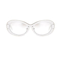 Yohji Yamamoto Sunglasses Cat Eye White and Clear