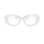 Yohji Yamamoto Sunglasses Cat Eye White and Clear