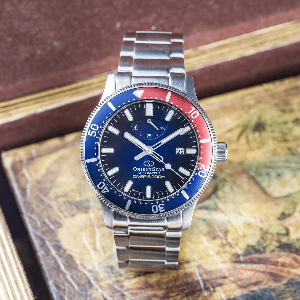 Orient Star Diver's Men's Silver Watch