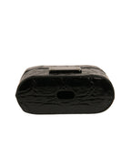 Dolce & Gabbana Leather Metal Logo Plaque Holder Airpods Case