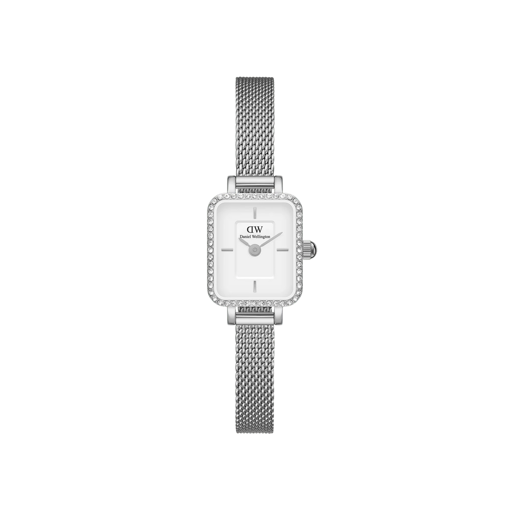 Daniel Wellington Quadro Mini Lumine Bezel Silver Watch