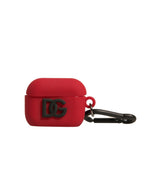 Dolce & Gabbana Silicone Rubber Logo Embossed Airpods Case